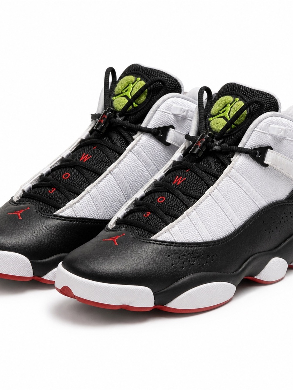 Nike Air Jordan 6 Rings He Got Game Black White Red 322992-008 Men’s 13